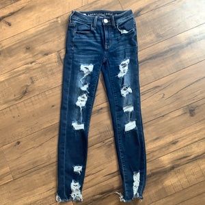 American Eagle ripped jeans
